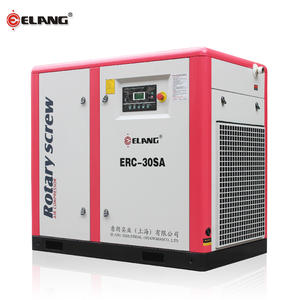 Compresseur d'air à vis à entraînement direct VSD à économie d'énergie Elang 30HP 22KW 1,0 - 3,8 M3/min - Product Image 2