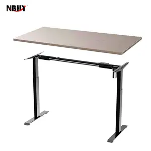 NBHY Desk Standing Office Electric Height Adjustable Desk Electric Table Lift Desk