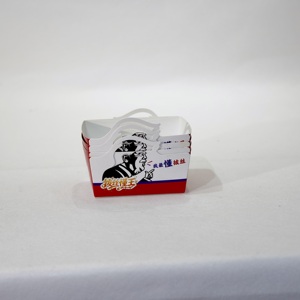 Contenedor de Alimentos de Cartón Ecológico Plegable Personalizado al por Mayor, Venta en Línea de <span class=keywords><strong>Comida</strong></span> Rápida - Product Image 3