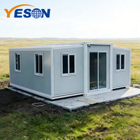 Casa Contenedor Prefabricada Moderna, Resistente a Terremotos, Insonorizada, Impermeable, Plegable, Expandible, Ignífuga, de 40 pies, para Invierno