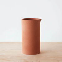 Nouvelle conception de pot en terre cuite décoratif, pot en argile pour porte-ustensiles ou vase