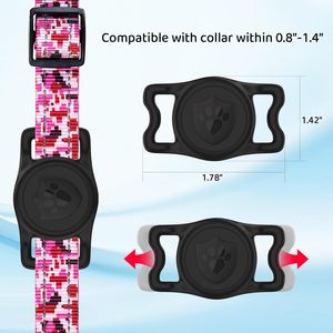 IlFindYou Soporte para AirTag para Perros, Paquete de 2, Negro, Impermeable, Resistente, para Collar de Mascotas - Product Image 6