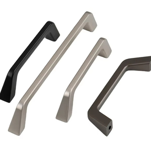 Zinc Alloy Cabinet Wardrobe Door Handle Modern Minimalist Design Solid Construction Easy Installation Kitchen Bedroom Warehouse - Product Image 1