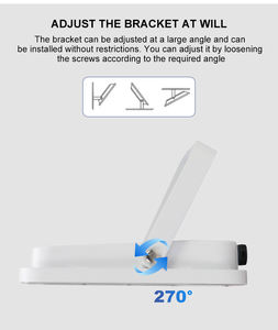 High-lumen Outdoor IP65 High-power LED Floodlights 30W-300W Die-cast Aluminum High CRI 80 3-Year Warranty for Gardens Sports - Product Image 6