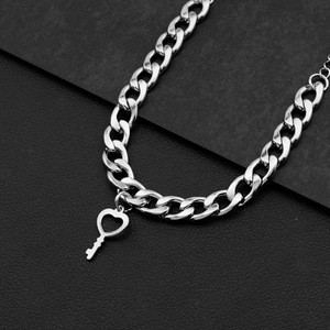 2026 Popular Niche Design <b>Couple</b> 2pcs Set Pendant <b>Bracelet</b> Titanium Steel Silver Plated Unisex's <b>Bracelets</b> Fashion Jewelry - Product Image 5