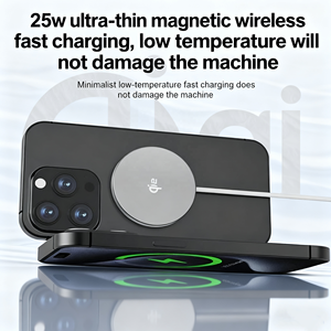 Caricatore <span class=keywords><strong>Wireless</strong></span> Magnetico Certificato Qi2.2 da 25W per Ricarica Super Veloce, Compatibile con Telefoni Android Samsung e Auricolari - Product Image 4