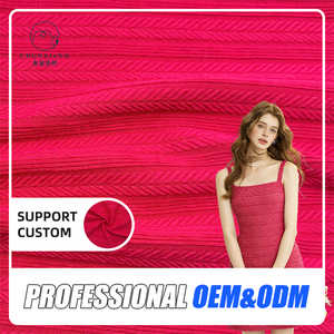 Tissu <span class=keywords><strong>jacquard</strong></span> de style français 285GSM 97% polyester 3% élasthanne, largeur 160 cm, pour robes, chemisiers, jupes, vêtements formels et décontractés pour femmes - Product Image 2