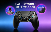 Control Inalámbrico para PS5 con Gatillos de Efecto Hall, Turbo Macro y RGB