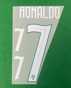 2026 호날두 네임셋 프린팅 열전사 축구 패치 배지 - Product Image 1