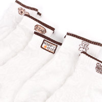 Chaussettes de cheville personnalisées pour femmes coréennes en coton blanc doux et doux