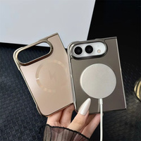 Étui de téléphone magnétique ultra fin AG mat effet peau pour iPhone DUO Ultra 18 Fold 18ultra, coque rigide en PC plaqué, antichoc, Fundas