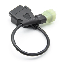 Dernier connecteur OBD2 6 broches pour moto Kawasaki/ktm Câble d'extension pour chariot de moto 6 broches à 16 broches OBD Auto Tools Moto