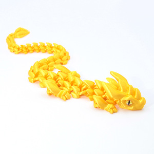 Dragón Escamoso Impreso en 3D con Articulaciones Flexibles de PLA Ecológico, Decoración de Escritorio, Juguete Antiestrés, Regalo Creativo Unisex, Adorno de Escritorio para Niños - Product Image 6