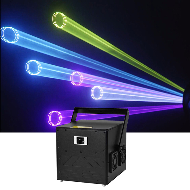 High Quality DJ Laser Light 15W RGB Lazer Disco Stage Lighting DMX 512 ILTD Control