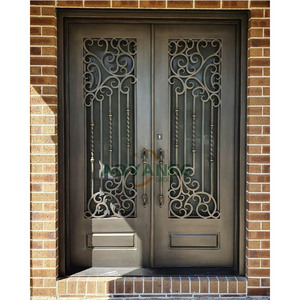 Puerta de Hierro Forjado Estilo Castillo para Entrada Principal de Mansión - Product Image 4