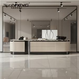 Mueble para <span class=keywords><strong>TV</strong></span> de Acero Inoxidable al Mejor Precio con Cubierta de Mármol, 3 Cajones de Almacenamiento para Apartamentos, Compatible con Televisores de 65+ Pulgadas - Product Image 3