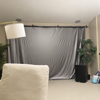 Écran de projection HD de haute qualité en tissu 150 pouces 16:9 4K pour cinéma maison, écran de projection 3D anti-lumière ambiante
