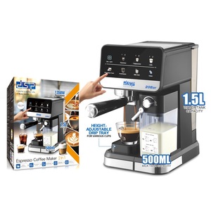 Cafetera espresso DSP con tanque de agua de 1.5L y tanque de leche de 500ML, semiautomática, para uso doméstico en la cocina. - Product Image 5