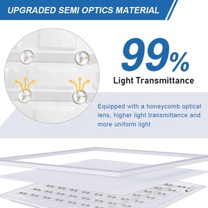 Tùy chỉnh <span class=keywords><strong>2x2</strong></span> màu thay đổi 5000Lumens Đèn trần với hộp nối <span class=keywords><strong>LED</strong></span> bảng điều chỉnh ánh sáng - Product Image 3