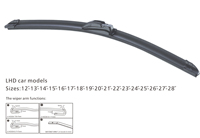 Universell passend für flache Wischerblätter mit rahmenlosem Design und knochenloser Struktur für Schrägheck- und Crossover-Automodelle.