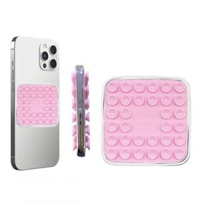 New Cross-border Silicone Phone Suction Cup Stand Double-side Holder Custom Logo <b>Frame</b> Design - Product Image 1