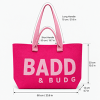 Sac en tricot en gros, double face, avec logo personnalisé, grand format, sac de shopping et de voyage avec doubles sangles pour usage quotidien, prix d'usine en gros