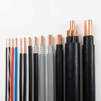 Câble électrique 26/35 kV isolé XLPE, conducteur en cuivre 1*0,5 mm 3 brins, gaine extérieure en PVC, fabriqué en Chine