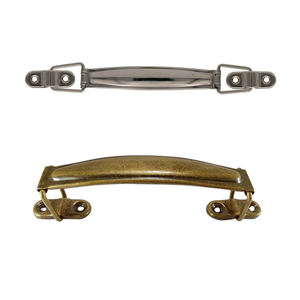 Muebles de Cajón Negro caja de oro antiguo de metal plano mango - Product Image 1