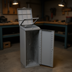 Armario ECO BOX ONE de 110 Litros, Gris, 68x39x88.7 cm, Almacenamiento de Herramientas - Product Image 3