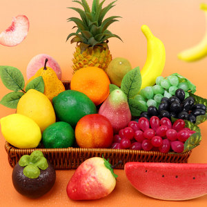 Plátano Artificial Decorativo al por Mayor, Fruta Falsa de Simulación Realista para Exhibición Navideña - Product Image 5