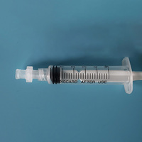 Connecteur Luer double mâle guidé par la drogue Accessoires de distribution d'adhésif de conversion de fil de seringue en plastique PP connecté bout à bout