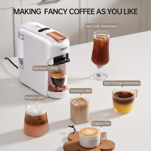 CAFELFFE Macchina da Caffè Elettrica 220V 19 Bar Semi-Automatica 5-in-1 Multifunzione per Monodose, Mocha, Latte, Capsule, Camper e Hotel - Product Image 5