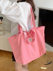 Sac fourre-tout en toile tie-dye, grand sac à bandoulière de plage pour filles, sac à main double face pour femmes, sac de shopping - Product Image 4