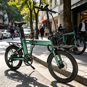Hot Sale <strong>Electric</strong> <strong>Folding</strong> <strong>Bike</strong> Long Range Ebike <strong>Electric</strong> <strong>Bike</strong> <strong>with</strong> <strong>Large</strong> Battery for Long Distance City Travel - Product Image 4