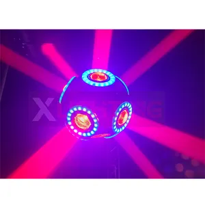 Led屋内キネティックリフティングフットボールライトRGBキネティック照明システムボールDMX512ステージコンサート用キネティックライト