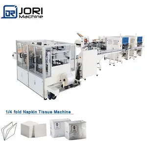 SA 1/4 Square Fold Napkin Tissue Paper Cutting Packing Machine Factory Price Paper Napkins Production Machines