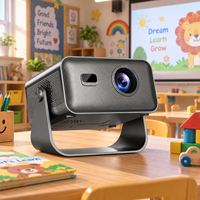 Projecteur LED d'occasion, mini projecteur portable, projecteur Pico, USB, Android TV, Smart Wifi, DLP, home cinéma sans fil