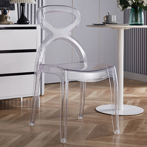 Chaise de style Napoléonien en acrylique transparent, moderne, durable, pour restaurant, salle à manger, ferme, parc, extérieur, maison, bar - Product Image 6