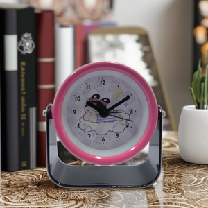 Đồng hồ báo thức phòng ngủ hoạt hình đặc biệt dễ thương của học sinh câm Đồng hồ bàn cạnh giường ngủ sáng tạo cho bé trai và bé gái - Product Image 3