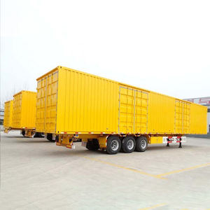 Semirremolque Contenedor de Carga de 50 Toneladas con Apertura de Alas Tipo Furgón Hidráulico de 3/4 Ejes, el Más Vendido - Product Image 4
