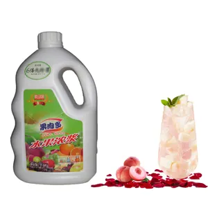Taiwan Peach Flavor Fruit Syrup Concentrate Suppliers For Bubble Tea Ingredients