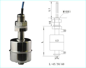 Module capteur de niveau d'eau pour réservoir, transmetteur de niveau de liquide, interrupteur à flotteur, indicateur de niveau d'eau, fourni par l'usine - Product Image 3
