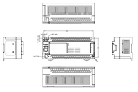 PLC Delta (Controlador Lógico Programable) DVP64EH00T3 en OFERTA, Comunicación Modbus, 32 Entradas Digitales/32 Salidas de Transistor