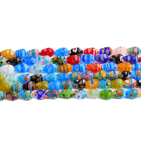Perles aviateur en verre pour fabrication de bijoux, pièces, couleurs mixtes, en forme de goutte, pour collier, Bracelet, fabrication artisanale, DIY