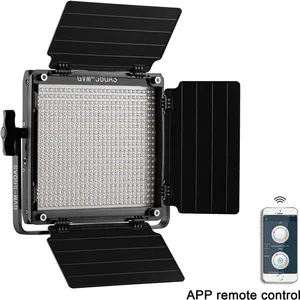 GVM 560AS Kit d'éclairage photographique bicolore à 560 LED pour studio vidéo Application d'éclairage numérique à distance réglable - Product Image 2