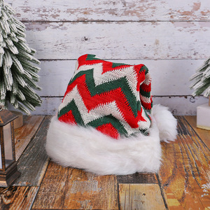 Chapeau <span class=keywords><strong>de</strong></span> <span class=keywords><strong>Noël</strong></span> tendance : Chapeau <span class=keywords><strong>de</strong></span> Père <span class=keywords><strong>Noël</strong></span> en feutre rayé rouge et blanc, chapeau <span class=keywords><strong>de</strong></span> <span class=keywords><strong>Noël</strong></span> en peluche pour adultes et enfants, vente en gros personnalisée - Product Image 3