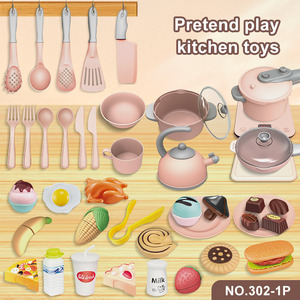 LEZA BABY Vente en gros : Ensemble de cuisine éducatif de haute qualité pour enfants, <span class=keywords><strong>jouet</strong></span> de cuisine durable avec cuisinière à induction et accessoires - Product Image 2