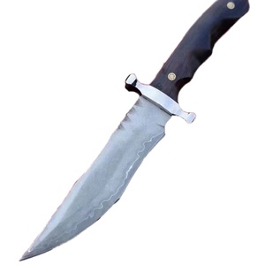 Cuchillo de Bolsillo Táctico de Supervivencia para Exteriores de Acero Inoxidable de Alta Calidad con Mango de Madera, Funda DIY, Hoja Fija para Caza, OEM - Product Image 1
