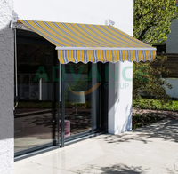Auvent en aluminium à cassette intégrale, électrique, étanche, style moderne, pour jardin, cour, publicité, tente, toit en alliage d'aluminium, terrasse