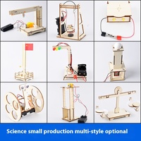 Kit d'expériences scientifiques XINCHEN, jouet éducatif pour enfants, générateur à manivelle pour enfants de 7 à 9 ans, forme d'animal, en bois, ensembles 3D
